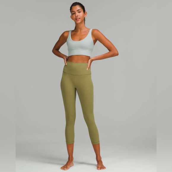 lululemon athletica Pants - LULULEMON Align‎ High-Rise Crop 21"Bronze Green Women's SIZE 6